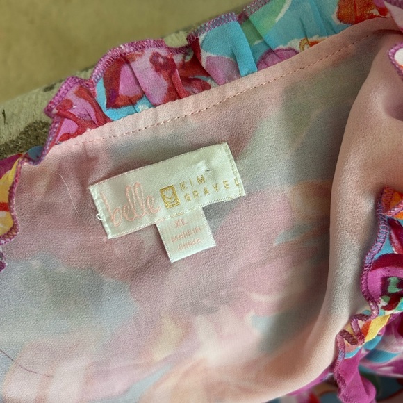 BELLE, Susan Gravel Multicolor Floral Blouse - Picture 5 of 9